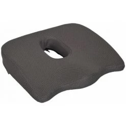 Paris Prix - Coussin De Posture "spécial Coccyx" 42cm Gris