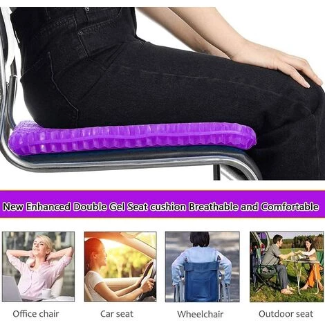 TINOR Coccyx De Siège Orthopédique Coussin Gel Coussin Ergonomique Pour Bureau Voiture Fauteuil Roulant 5 TINOR Coccyx De Siège Orthopédique Coussin Gel Coussin Ergonomique Pour Bureau Voiture Fauteuil Roulant – Image 5