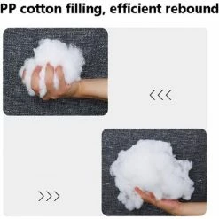 TINOR Balançoire Suspendue Panier Coussin, Hanging Egg Chair Hammock Tapis Chaise Siège Amorti Fauteuil Coussin Déhoussable Pour Patio Jardin, Grand Confort (Burgundy)Il S'agit D'un Tapis De Gondole (n'inclut Pas La Gondole) -France Coussin et housse de coussin Soldes Boutique 59684353 3