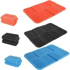 HEGUYEY Coussin De Siège Étanche, 3 Coussins De Mousse Siège Pliables Camping,Imperméables, Pliable, Pour Voyage Randonnée Pique-Nique Jardin Stade, 3 Couleurs