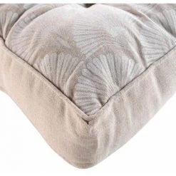 Paris Prix - Coussin De Sol Imprimé "bahina" 40x40cm Naturel -France Coussin et housse de coussin Soldes Boutique 59799785 3