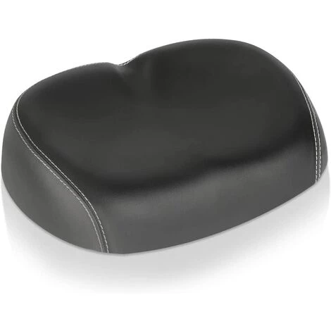 BEARSU Selle De Vélo Rembourrée, PU Sans Nez Large Remplacement Confortable Coussin De Siège De Vélo Sans Pression Avec Double Arc De Suspension De Suspension Pour Vélo De Route/Montagne/Pliant 1 BEARSU Selle De Vélo Rembourrée, PU Sans Nez Large Remplacement Confortable Coussin De Siège De Vélo Sans Pression Avec Double Arc De Suspension De Suspension Pour Vélo De Route/Montagne/Pliant