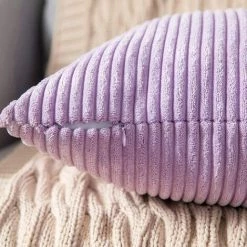 LangRay Housse De Coussin En Velours Décoratif Taie D'oreiller Douce Sofa Salon Canapé Lot De 2 45x45cm Violet 7 LangRay Housse De Coussin En Velours Décoratif Taie D'oreiller Douce Sofa Salon Canapé Lot De 2 45x45cm Violet -France Coussin et housse de coussin Soldes Boutique 59916158 3
