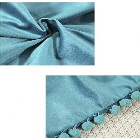 LangRay 2 Pcs Housse De Coussin En Velours Taie D'oreiller Decorative Taie D'oreiller Boule De Fourrure De Couleur Pure Super Doux Maison Salon Chambre Pour Canapé Taie D'oreiller (Jaune Foncé) 5 LangRay 2 Pcs Housse De Coussin En Velours Taie D'oreiller Decorative Taie D'oreiller Boule De Fourrure De Couleur Pure Super Doux Maison Salon Chambre Pour Canapé Taie D'oreiller (Jaune Foncé) – Image 5