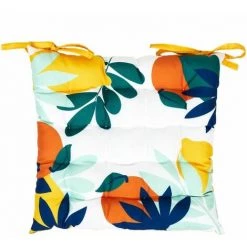 Paris Prix - Galette De Chaise "rio" 40x40cm Multicolore