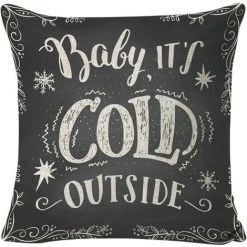 Lot De 4 Housse De Coussin Taie D'oreiller Carré Imprimé Père Noël Bonhomme De Neige Renne Pour Chambre Salon Lit Canapé Voiture (Modele B) GROOFOO -France Coussin et housse de coussin Soldes Boutique 59945220 5