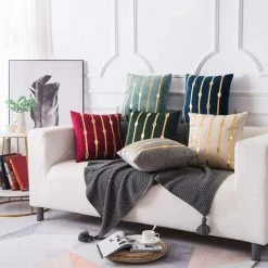 Velet Tangjin Housse De Coussin Carrée Décorative Avec Fermeture éclair Dissimulée 45 X 45 Cm Bleu Foncé GROOFOO 5 Velet Tangjin Housse De Coussin Carrée Décorative Avec Fermeture éclair Dissimulée 45 X 45 Cm Bleu Foncé GROOFOO -France Coussin et housse de coussin Soldes Boutique 59945244 3