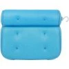 PERLE RARE Tapis De Bain Oreiller De Bain Avec 4 Grandes Ventouses Pour Le Soutien De La Tête, Du Dos Et Des épaules, Adapté à Toutes Les Baignoiresbleu
