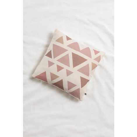 Lot De 2 Housses De Coussin Carrées En Coton (45x45 Cm) Limeira SKLUM Coton - Beige Lin 4 Lot De 2 Housses De Coussin Carrées En Coton (45x45 Cm) Limeira SKLUM Coton - Beige Lin – Image 4