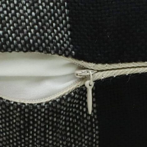 DENUOTOP Housses De Coussin Housse De Coussin Treillis Géométrique D'oreiller Pour Canapé Maison Salon Chambre Décoration D'intérieur, 45x45cm, Ensemble De 2 Pièces(Gris Noir|2 Pièces) 2 DENUOTOP Housses De Coussin Housse De Coussin Treillis Géométrique D'oreiller Pour Canapé Maison Salon Chambre Décoration D'intérieur, 45x45cm, Ensemble De 2 Pièces(Gris Noir|2 Pièces) – Image 2