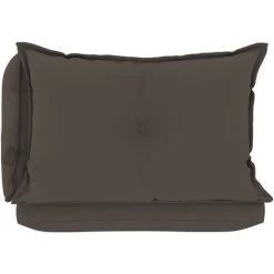 Topdeal Coussins De Canapé Palette 3 Pcs Taupe Tissu FF47469_FR -France Coussin et housse de coussin Soldes Boutique 60045865 4