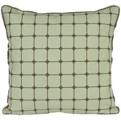 Coussin Tiles Vert Jade Present Time Multicolore - Multicolore