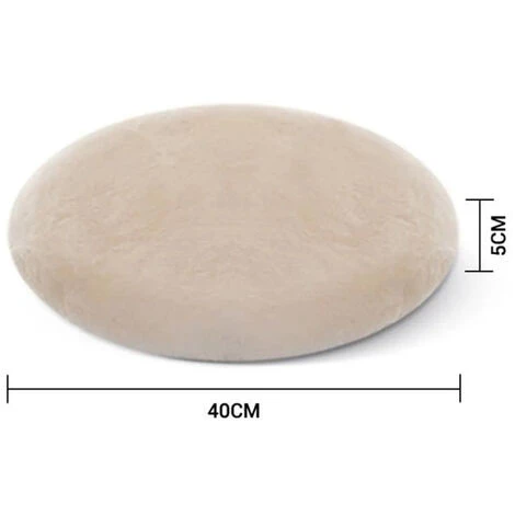 MERKMAK Galette De Chaise Fourrure Artificielle Eponge A Memoire Doux Et Confortable Amovible 40 X 40 Cm 2 MERKMAK Galette De Chaise Fourrure Artificielle Eponge A Memoire Doux Et Confortable Amovible 40 X 40 Cm – Image 2