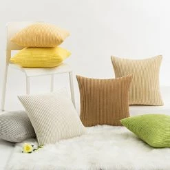 BENOBBY KIDS Housse De Coussin Déco En Velours Côtelé 45 X 45 Cm (non Garnie) 7 BENOBBY KIDS Housse De Coussin Déco En Velours Côtelé 45 X 45 Cm (non Garnie) -France Coussin et housse de coussin Soldes Boutique 60575578 4