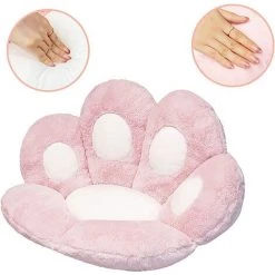 MACARON Coussin De Siège De Patte De Chat, Coussin De Chaise Portable Pour Canapé Chaise De Bureau En Peluche Paresseux Conçu Pour La Maison, Chaude Et Douce Soulage Les Douleurs (Blanc,70 * 60cm) LO-Ron 7 MACARON Coussin De Siège De Patte De Chat, Coussin De Chaise Portable Pour Canapé Chaise De Bureau En Peluche Paresseux Conçu Pour La Maison, Chaude Et Douce Soulage Les Douleurs (Blanc,70 * 60cm) LO-Ron -France Coussin et housse de coussin Soldes Boutique 60885607 3