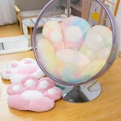 MACARON Coussin De Siège De Patte De Chat, Coussin De Chaise Portable Pour Canapé Chaise De Bureau En Peluche Paresseux Conçu Pour La Maison, Chaude Et Douce Soulage Les Douleurs (Blanc,70 * 60cm) LO-Ron 8 MACARON Coussin De Siège De Patte De Chat, Coussin De Chaise Portable Pour Canapé Chaise De Bureau En Peluche Paresseux Conçu Pour La Maison, Chaude Et Douce Soulage Les Douleurs (Blanc,70 * 60cm) LO-Ron -France Coussin et housse de coussin Soldes Boutique 60885607 4