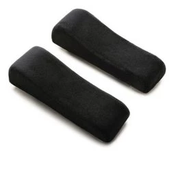 MACARON Coussin D'Accoudoir, Coussin De Bras De Chaise En Mousse à Mémoire Aide à Soulager Votre Stress, Coussin De Coude Ergonomique Pour Les Chaises De Bureau, Les Fauteuils Roulants, Noir LO-Ron