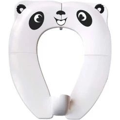 DECKON Sièges D'entraînement Aux Toilettes Coussin De Toilette Pliable Pour Enfants Coussin De Toilette De Voyage Pour Toilettes Auxiliaires Pour Enfants Avec Toilettes Pliantes White