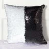 Ensoleillé Diy Oreillers Décoratifs Pour Canapé Moderne Image Personnalisation Housse De Coussin Couleur Changeant Paillettes 40 * 40