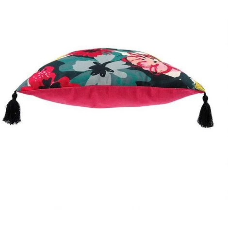 OSTARIA Housse De Coussin 40x40 Cm Fleurs - Rose 3 OSTARIA Housse De Coussin 40x40 Cm Fleurs - Rose – Image 3