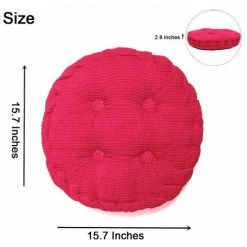 QERSTA Coussins De Coussin En Velours Côtelé épais De 7,1 Cm, Coussin De Chaise Doux De Couleur Unie De 40,6 X 40,6 Cm, Coussin De Sol Rond/carré Pour S'asseoir, Tapis De Tatami, Méditation, Yoga, Coussin D'assise Pour Salon, Bureau, Intérieur, Extérieur 1 Pièce 9 QERSTA Coussins De Coussin En Velours Côtelé épais De 7,1 Cm, Coussin De Chaise Doux De Couleur Unie De 40,6 X 40,6 Cm, Coussin De Sol Rond/carré Pour S'asseoir, Tapis De Tatami, Méditation, Yoga, Coussin D'assise Pour Salon, Bureau, Intérieur, Extérieur 1 Pièce -France Coussin et housse de coussin Soldes Boutique 61062179 5