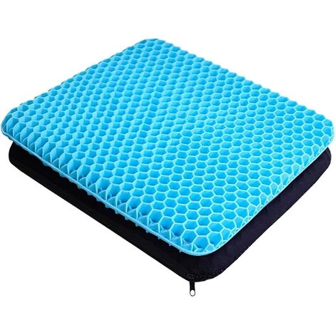 EINEMGELD Coussin De Siège En Gel Respirant Avec Revêtement Antidérapant Pour Aider à Soulager Les Maux De Dos, Utilisé Dans Les Voitures, Les Bureaux, Les Fauteuils Roulants 1 EINEMGELD Coussin De Siège En Gel Respirant Avec Revêtement Antidérapant Pour Aider à Soulager Les Maux De Dos, Utilisé Dans Les Voitures, Les Bureaux, Les Fauteuils Roulants