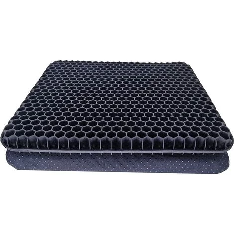EINEMGELD Coussin De Chaise, Coussin Anti Escarres, Soulage La Pression Sur Le Orthopédique Avec Housse Antidérapant Pour Voiture/Bureau/Maison/Fauteuil Roulant 1 EINEMGELD Coussin De Chaise, Coussin Anti Escarres, Soulage La Pression Sur Le Orthopédique Avec Housse Antidérapant Pour Voiture/Bureau/Maison/Fauteuil Roulant