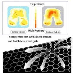 EINEMGELD Coussin De Chaise, Coussin Anti Escarres, Soulage La Pression Sur Le Orthopédique Avec Housse Antidérapant Pour Voiture/Bureau/Maison/Fauteuil Roulant 6 EINEMGELD Coussin De Chaise, Coussin Anti Escarres, Soulage La Pression Sur Le Orthopédique Avec Housse Antidérapant Pour Voiture/Bureau/Maison/Fauteuil Roulant -France Coussin et housse de coussin Soldes Boutique 61083848 3