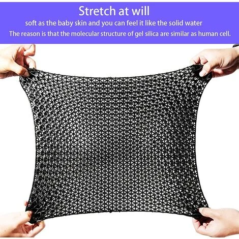 EINEMGELD Coussin De Chaise, Coussin Anti Escarres, Soulage La Pression Sur Le Orthopédique Avec Housse Antidérapant Pour Voiture/Bureau/Maison/Fauteuil Roulant 4 EINEMGELD Coussin De Chaise, Coussin Anti Escarres, Soulage La Pression Sur Le Orthopédique Avec Housse Antidérapant Pour Voiture/Bureau/Maison/Fauteuil Roulant – Image 4