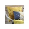 LOVELY CASA Coussin (40 Cm) Alabama Jaune Moutarde