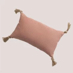 Coussin Rectangulaire En Coton (30x50 Cm) Almiz SKLUM Coton - Mousse Terracotta