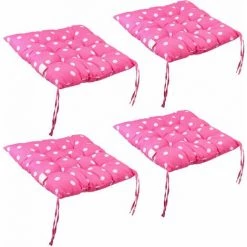 GETLITOOL 4 Pièces Carré Plus épais Coussins Chaise Coussin De Siège Salle à Manger Jardin Cuisine école -France Coussin et housse de coussin Soldes Boutique 61355337 5