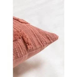 Coussin Carré En Coton (45x45 Cm) Eirah SKLUM Coton - Terracota -France Coussin et housse de coussin Soldes Boutique 61447964 3