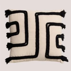 Coussin Carré En Coton (45x45 Cm) Darcy SKLUM Coton - Beige Lin