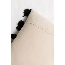 Coussin Carré En Coton (45x45 Cm) Darcy SKLUM Coton - Beige Lin -France Coussin et housse de coussin Soldes Boutique 61468827 5