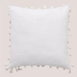 Coussin Carré En Coton (45x45 Cm) Laurent SKLUM Coton - Blanc