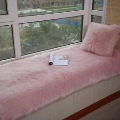 LYCXAMES Housse De Coussin, Fausse Fourrure Deluxe Décoratif Canapé Chambre Lit Super Doux Peluche Mongolie Taie D'oreiller 45X45cm (Noir) -France Coussin et housse de coussin Soldes Boutique 61511713 5