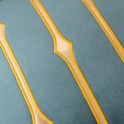 LYCXAMES Velet Tangjin Housse De Coussin Carrée Décorative Avec Fermeture éclair Dissimulée 45 X 45 Cm Cyan -France Coussin et housse de coussin Soldes Boutique 61511724 3