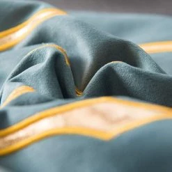 LYCXAMES Velet Tangjin Housse De Coussin Carrée Décorative Avec Fermeture éclair Dissimulée 45 X 45 Cm Cyan -France Coussin et housse de coussin Soldes Boutique 61511724 5