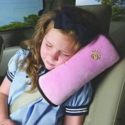 Yoouyida Coussin Ceinture Securite Enfant, Oreiller Amovible, Ceinture De Securite Enfant De Voiture Pour Les Enfants Protéger Cou/Epaules, Bleu + Rose + Beige + Gris -France Coussin et housse de coussin Soldes Boutique 61545598 3