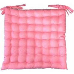 RETRO Assise De Chaise Matelassée En Coton Rose