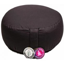 ZEN ET ETHNIQUE Coussin Noir Méditation Coton BIO