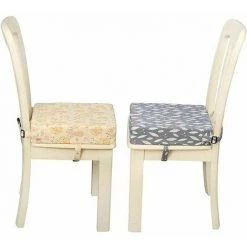 SINCèREETALI Coussin Rehausseur Chaise Enfant Chaise Haute Cuisine Coussin Chaise Haute Bebe Portable De Siège D'appoint Pour Tout-petit Avec Sangles Pour Chaise De Salle à Manger Feuille -France Coussin et housse de coussin Soldes Boutique 63508310 3