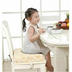 SINCèREETALI Coussin Rehausseur Chaise Enfant Chaise Haute Cuisine Coussin Chaise Haute Bebe Portable De Siège D'appoint Pour Tout-petit Avec Sangles Pour Chaise De Salle à Manger Feuille -France Coussin et housse de coussin Soldes Boutique 63508310 4