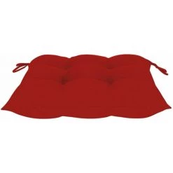 DECKON Coussins De Chaise 4 Pcs Rouge 50x50x7 Cm Tissu -France Coussin et housse de coussin Soldes Boutique 63701845 4
