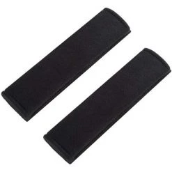 PERLE RARE Voiture Protège Ceinture De Sécurité Coussin, Coussin Ceinture De Sécurité Amovible Pour Adultes Et Enfants Protéger Cou/Epaules (Noir 2pcs)