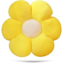 PERLE RARE Oreiller Pour Canapé-lit/sol/chambre - 50 Cm - Jaune