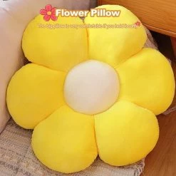 PERLE RARE Oreiller Pour Canapé-lit/sol/chambre - 50 Cm - Jaune -France Coussin et housse de coussin Soldes Boutique 63735381 4