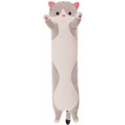 PERLE RARE Coussin Doux Pour Chat - En Peluche - Long Throw - En Coton - Pour Enfants Et Petite Amie - Gris - 50 Cm -France Coussin et housse de coussin Soldes Boutique 63735427 5