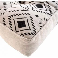 Paris Prix - Coussin De Sol Imprimé "nalika" 40x40cm Naturel -France Coussin et housse de coussin Soldes Boutique 63932647 3
